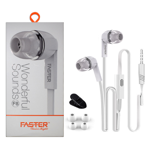 F8 Wonderful Sounds Universal Rich Bass and Supreme Sound Quality In-Ear Earphones